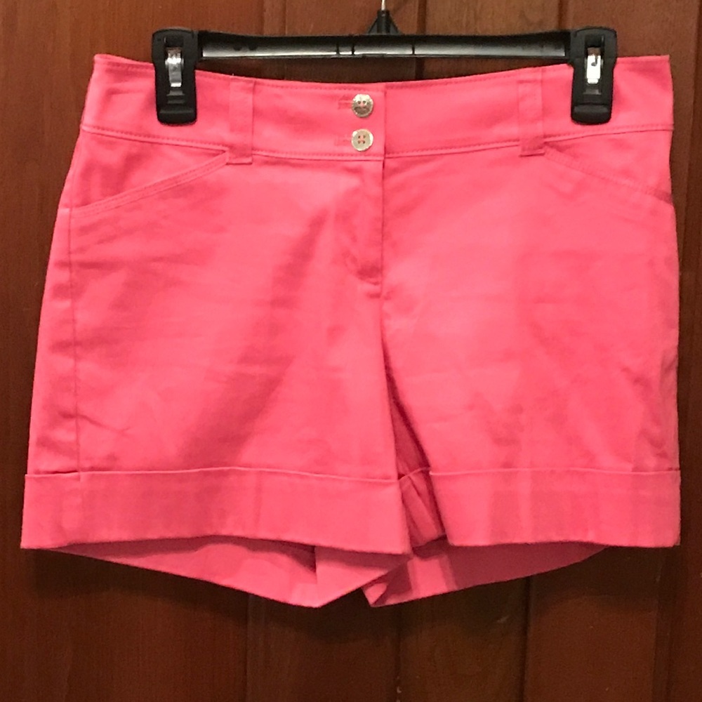 White House Black Market Pink Shorts Size 2
